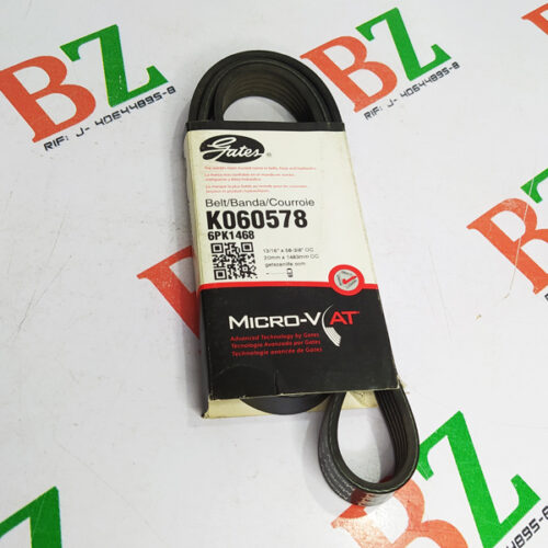 Correa Multicanal(6PK1468/K060578), Ford Fiesta sin AA, motor 1.3, Chevrolet Corsa sin AA,  Marca Gates