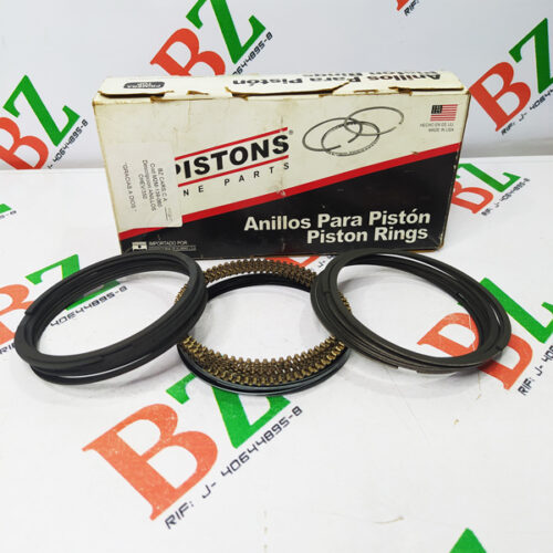 Juego de Anillos Med 1.50 (A 060), Chevrolet, Motor 350, Marca Pc Pistons
