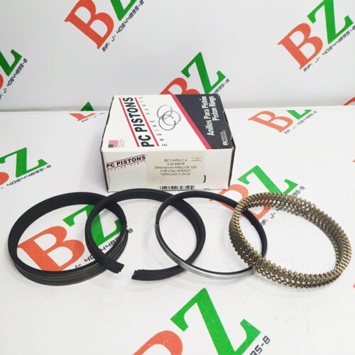 Juego de anillos Med 050 (A 020), Chevrolet, Silverado, motor 5.3, marca Pc pistons