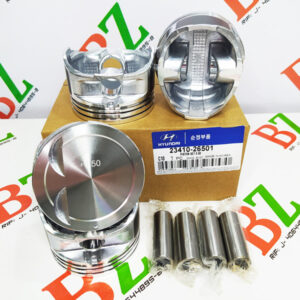 23410 26501 0.50 Juego de Pistones Getz 1.6 medidas 0.50 A 0.20 A 0.20 Aro Fino marca Korea