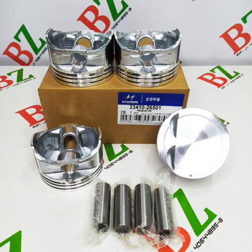 Juego de Pistones Med STD Aro Fino, Hyundai Getz, motor 1.6, marca Hyundai