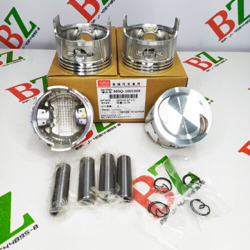Juego de Pistones Med 075 (A 030), Chery QQ 8v, Chana, marca Chery