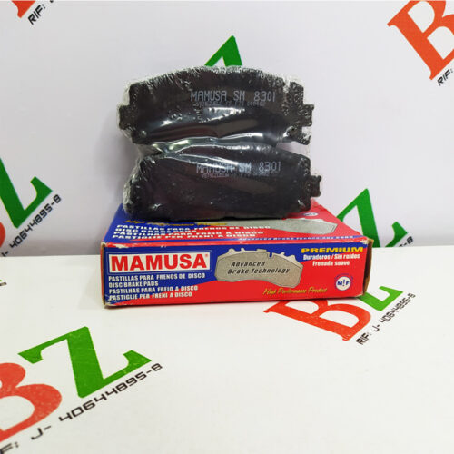 Pastillas de freno delantera, Toyota Yaris, año 2007-2008, marca Mamusa