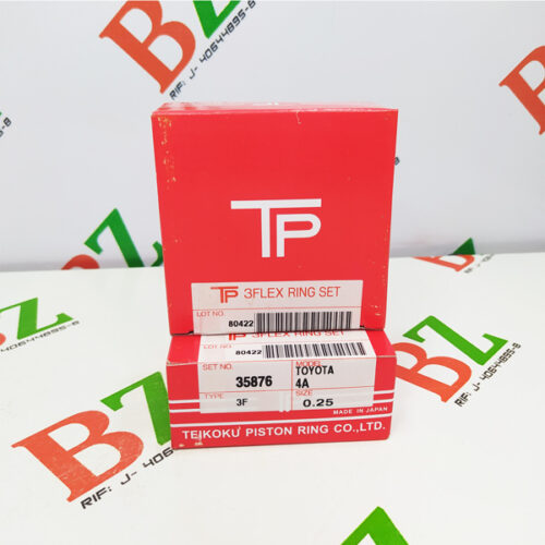 Juego de anillos Med 025 (A 010), Toyota Corolla, Avila, motor 1.6, 4A, marca TP