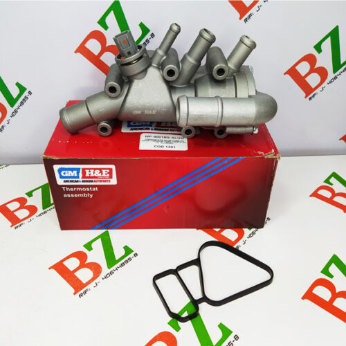 Termostato aluminio toma de agua con sensor, Ford Fiesta, Ka , Ecosport, marca GM