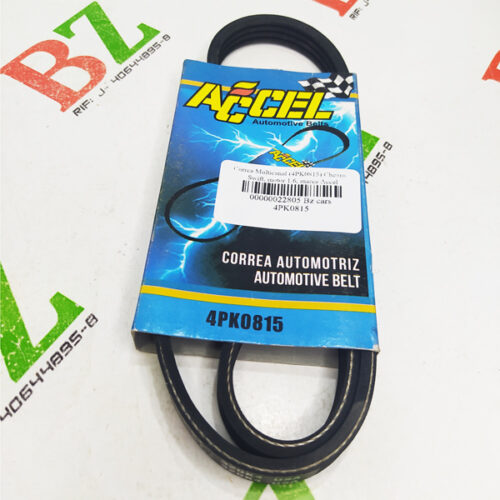Correa Multicanal (4PK0815) Chevrolet Swift,  motor 1.6, marca Accel