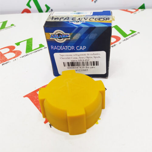 Tapa envase refrigerante de radiador, Chevrolet Corsa, Aveo, Optra, Spark, marca ASIA-INC