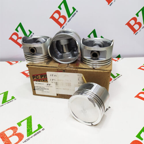 Juego de Pistones Med 075 (A 030), Hyundai Accent, motor 1.3, marca PC Pistons