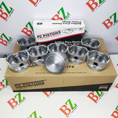 Pistones Med 1.00 (A 040), Chevrolet Silverado, Cheyenne, Motor 5.3, Marca PC Pistons