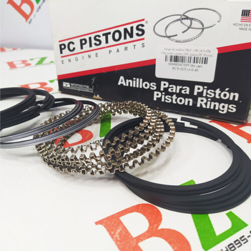 Juego de anillos Med 1.00 (A 040), Chevrolet, motor 250, marca PC Pistons