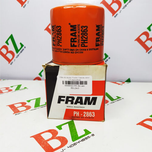 Filtro de Aceite, Crysler Caravan, motor 3.3, marca Fram