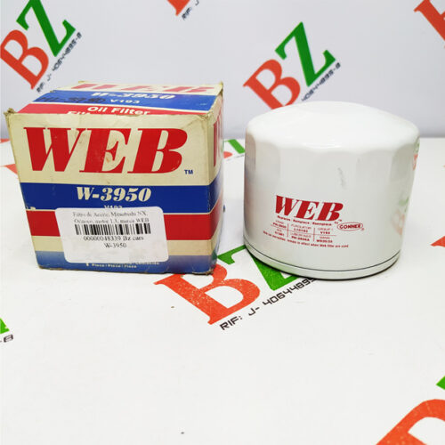 Filtro de Aceite, Mitsubishi NX, Orinoco, motor 1.3, marca WEB