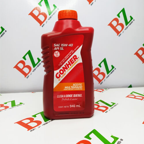 Aceite GT15W-40, marca Gonher