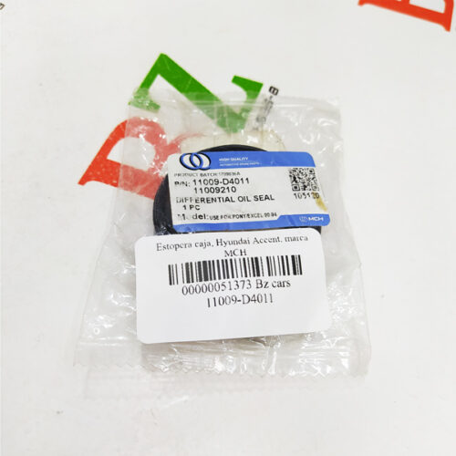 Estopera caja, Hyundai Accent, marca MCH