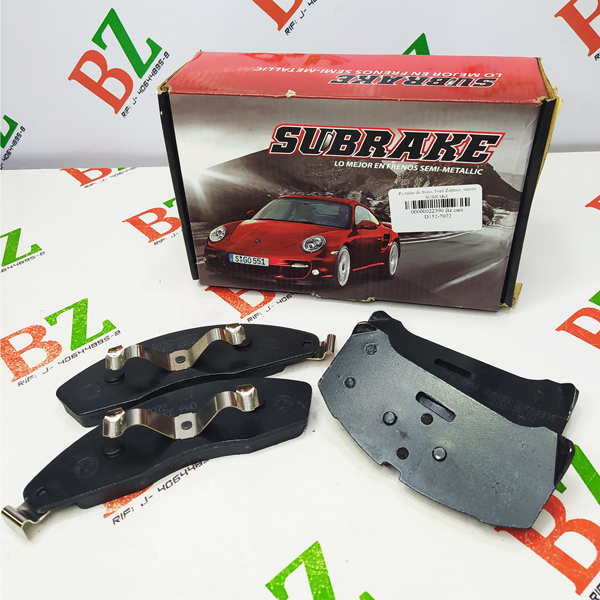 PASTILLAS DE FRENO FORD ZEPHIER MARCA SUBRAKE D152 7072