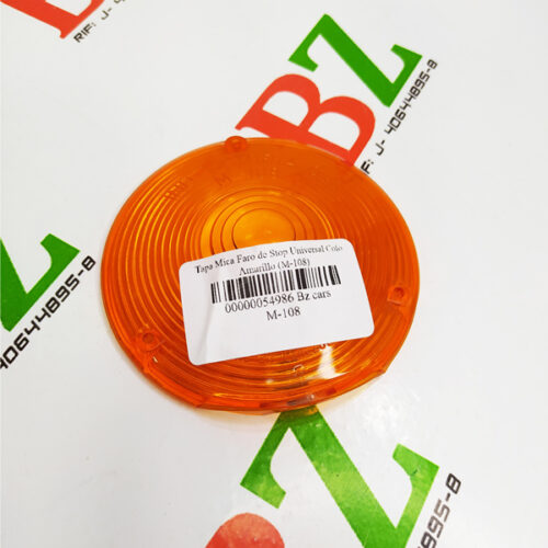 Tapa Mica Faro de Stop Universal Color Amarillo (M-108)