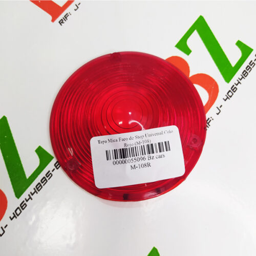 Tapa Mica Faro de Stop Universal Color Rojo (M-108)