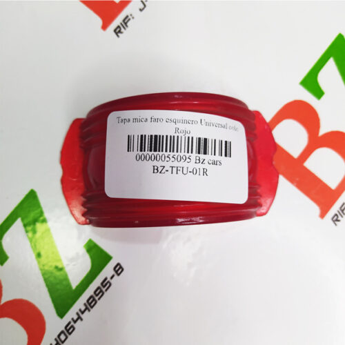 Tapa mica faro esquinero Universal color Rojo