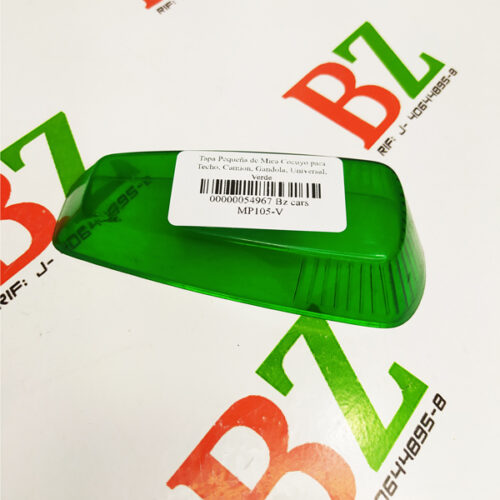 Tapa Pequeña de Mica Cocuyo para Techo, Camion, Gandola, Universal, Verde