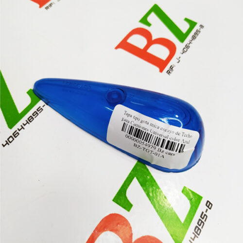 Tapa tipo gota mica cocuyo de Techo para Camiones Universal color Azul