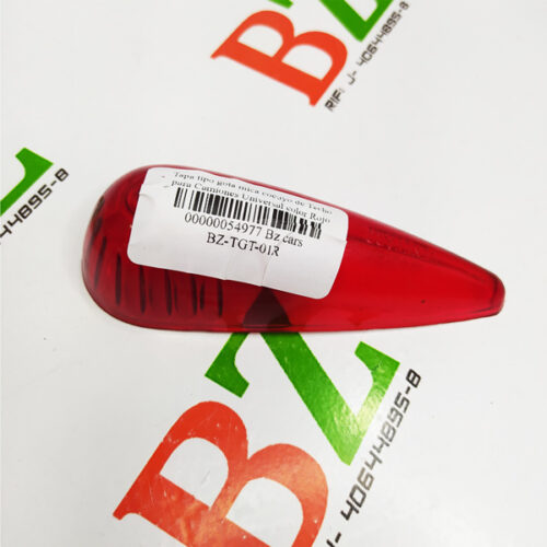 Tapa tipo gota mica cocuyo de Techo para Camiones Universal color Rojo