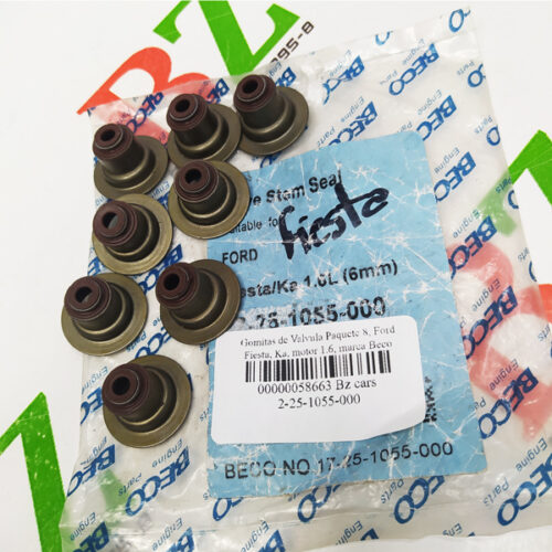 Gomitas de Valvula Paquete 8, Ford Fiesta, Ka, motor 1.6, marca Beco