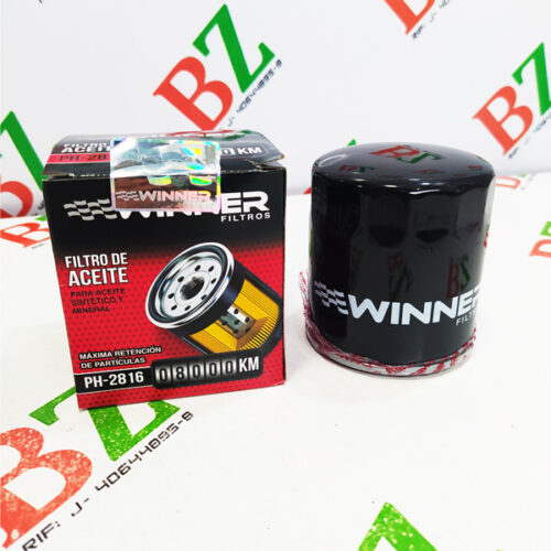 Filtro de aceite (PH-2816), Ford Fiesta, Chery Arauca, Toyota 4Runner, Mazda, marca Winner