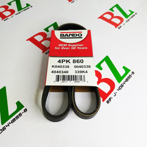 Correa Multicanal (4PK860) Ford Fiesta, Hyundai Accent, Elantra, Toyota Corolla, Kia, marca Bando