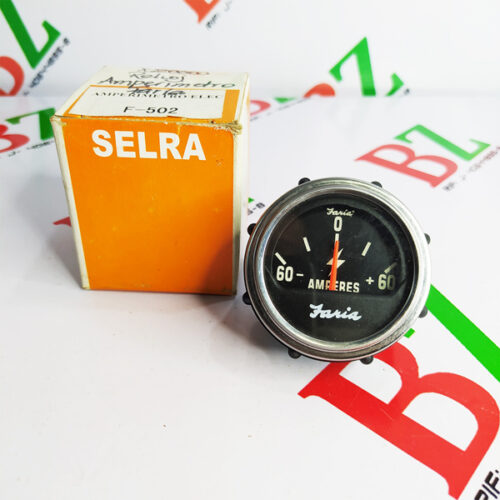 Reloj amperimetro (F-502) Faria 12v, Universal, marca Selra