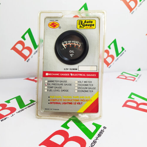Reloj de aceite universal 0 a100 12V 52MM, año 1969, marca Auto Gauge