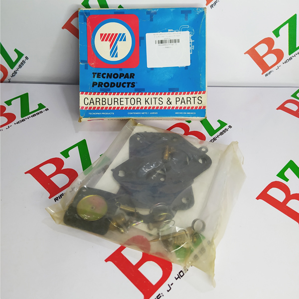 50803 KIT CARBURADOR SOLEX 1 BOCAM FORD CORCEL MOTOR 1.6 MARCA TECNOPAR PRODUCTOS