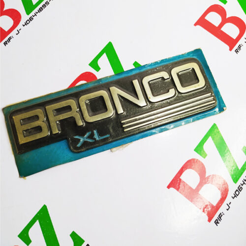 Emblema, Ford Bronco XL