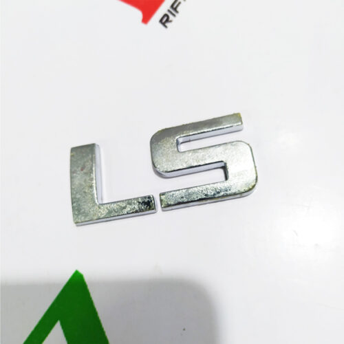 Emblema LS, Chevrolet Silverado, Luv Dmax, año 2008, marca Mazdel