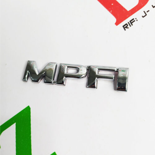 Emblema MPFI, Chevrolet Corsa, marca Mazdel