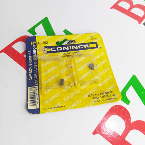Carbones bomba de gasolina AJ-202, marca Coninca