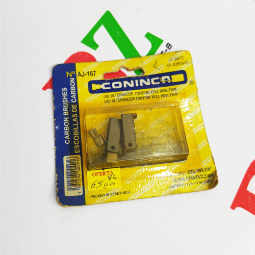 Carbones alternador full injection AJ-167, Chevrolet Century, marca Coninca