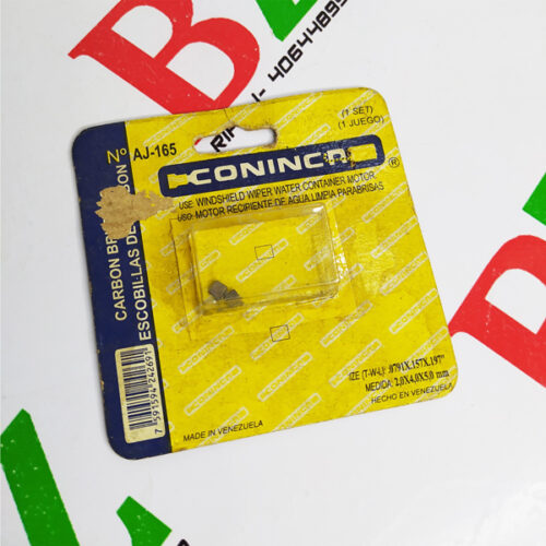 Carbones motor recipiente de agua limpia parabrisas AJ-165, marca Coninca