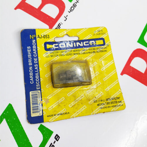Carbones motor para vidrio AJ-053, Chevrolet Monte Carlo, Malibu, Silverado, marca Coninca