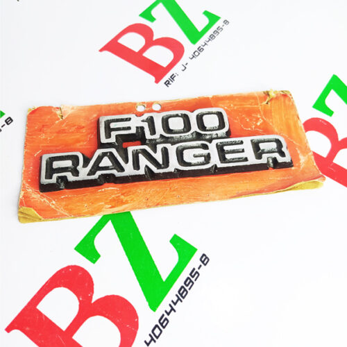 Emblema trasero metalizado, Ford F100, Ranger, años 1973-1979