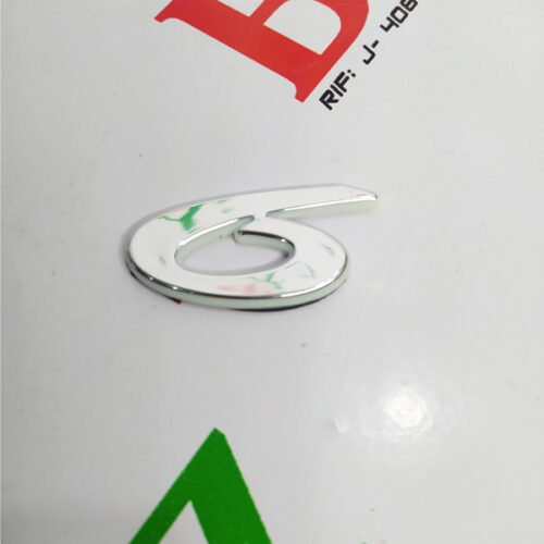 Emblema numero 6 adhesivo, Mazda 6