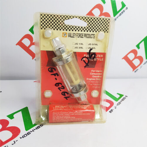 Filtro gasolina de vidrio GF-62GL universal, marca VF