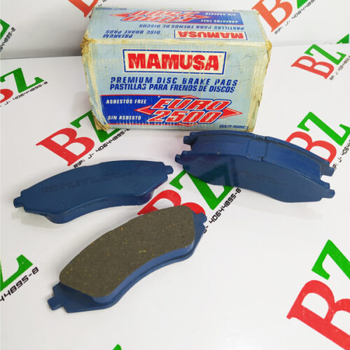 Pastilla de freno delanteras caliper grande, Daewoo Espero, Nubira, Lanos, año 1998-2000, marca Mamusa