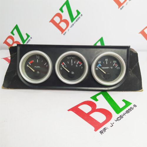 Reloj triple de aceite, temperatura y tacometro, universal