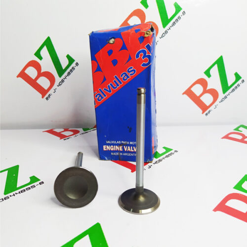 Valvula de admision, Chevrolet Corsa, motor 1.0, 1.4, marca BBB3b